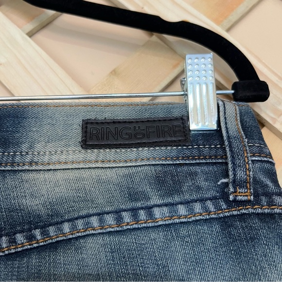 Ring Of Fire Jeans Men’s 30x32 Slim Straight Los Angeles Denim - Picture 7 of 8